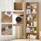 Natural Tier Bookcase with Open Shelves & Anti-Toppling Kits 6